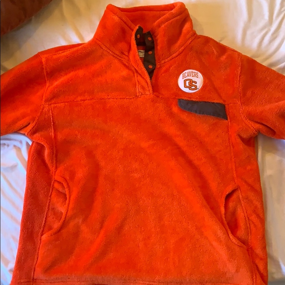 Orange Ohio State Beavers Fleece Pullover